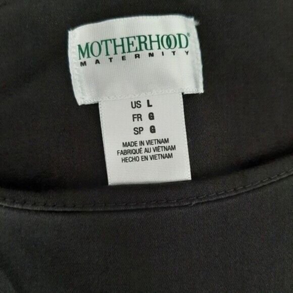 MOTHERHOOD MATERNITY Tropical Palm Print Dress Sz L - Picture 13 of 13